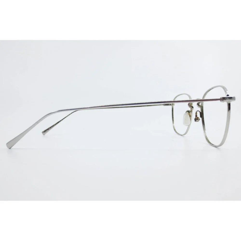 Derek Lam Silver Metal Round Eyeglasses Frames 48-20-145 38379
